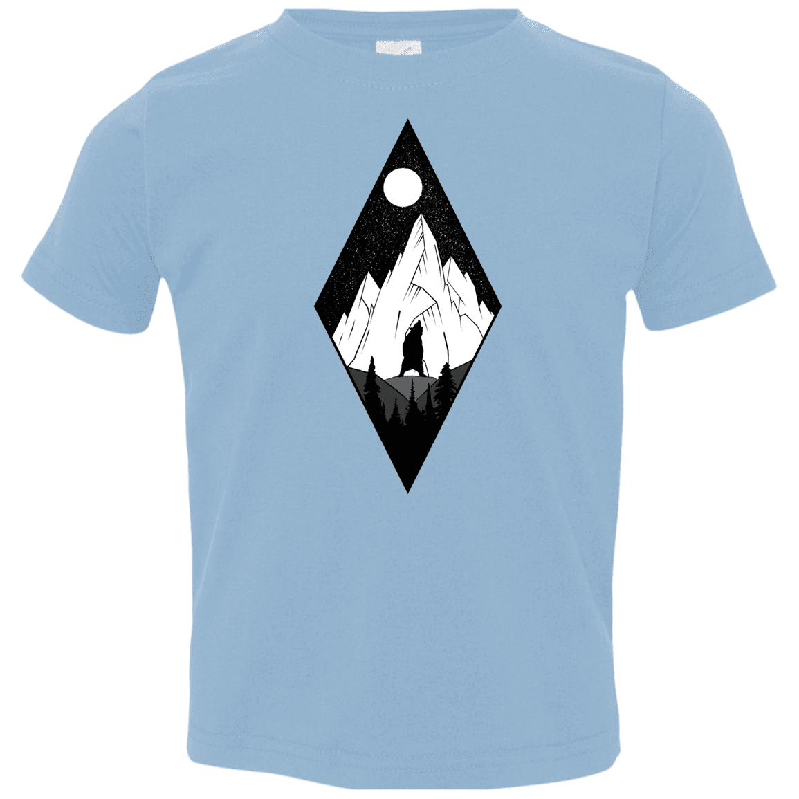 T-Shirts Light Blue / 2T Bear Diamond Toddler Premium T-Shirt