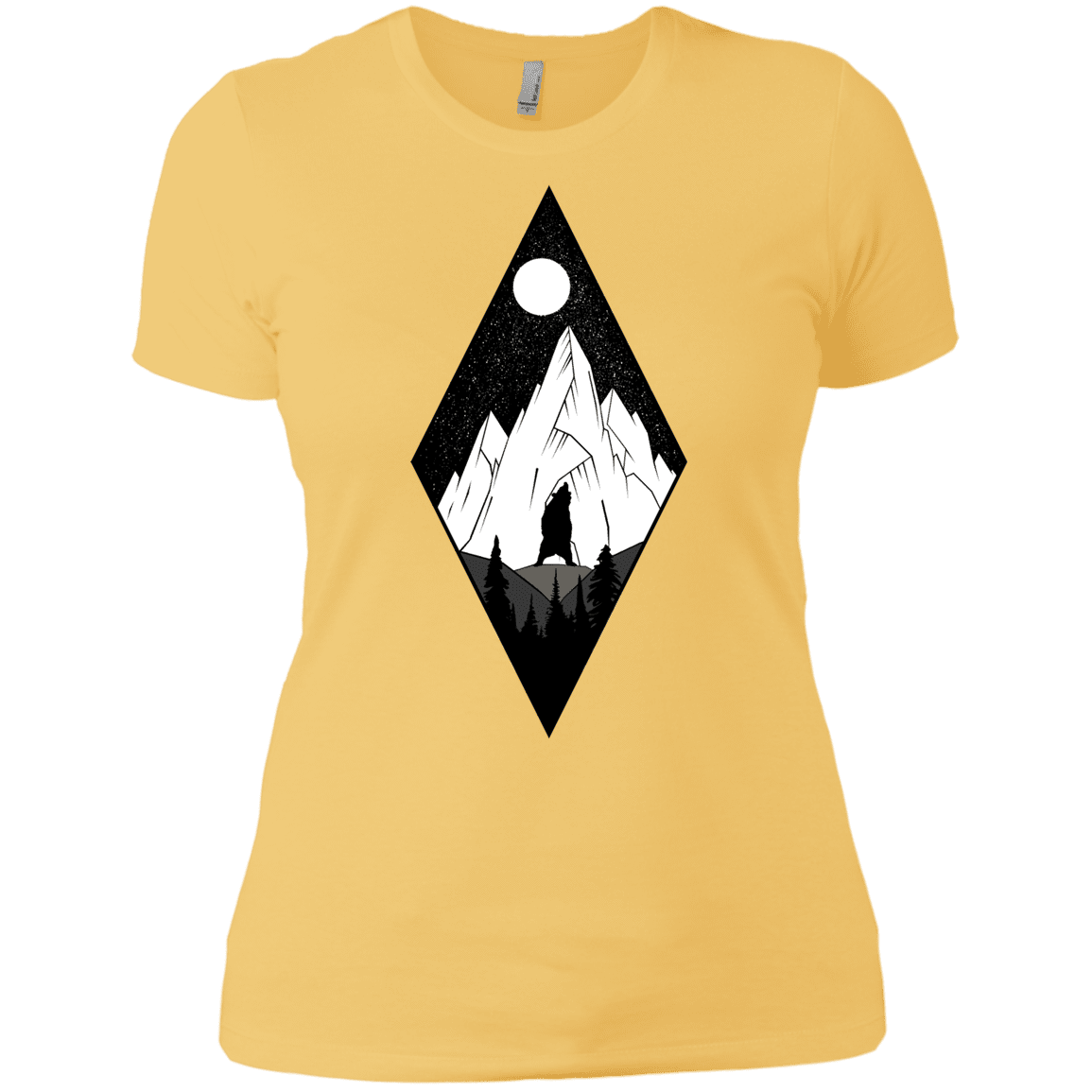 T-Shirts Banana Cream/ / X-Small Bear Diamond Women's Premium T-Shirt
