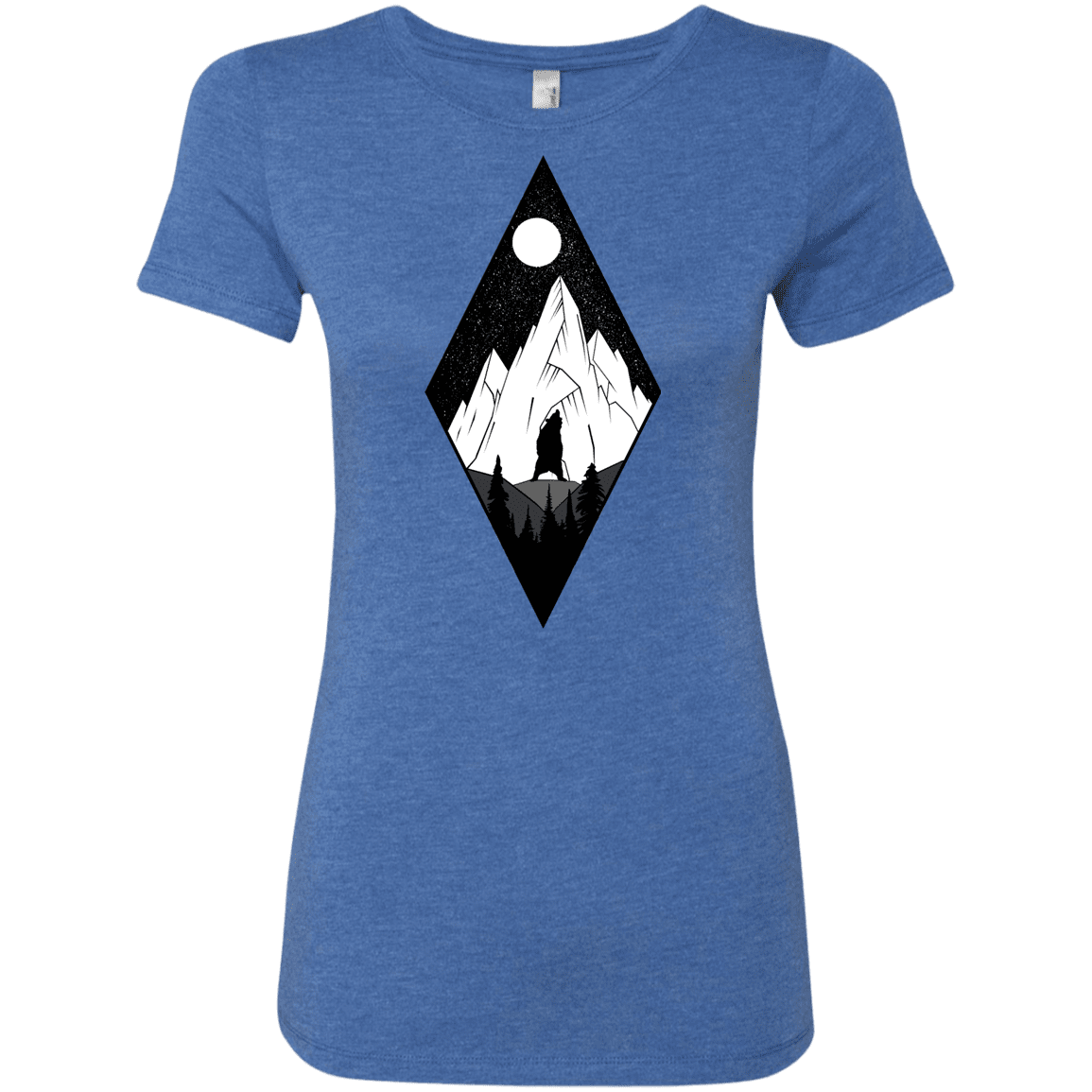 T-Shirts Vintage Royal / S Bear Diamond Women's Triblend T-Shirt