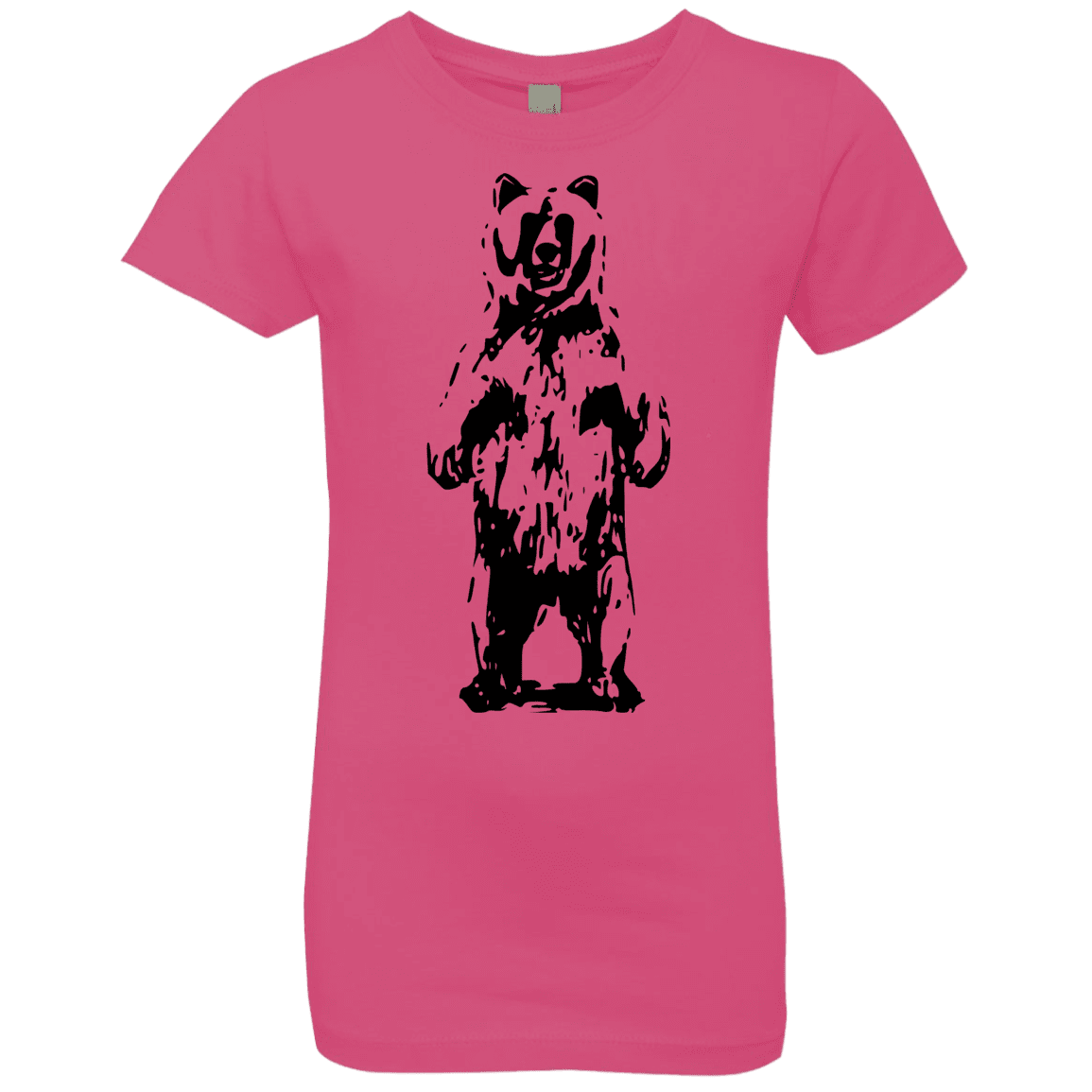 T-Shirts Hot Pink / YXS Bear Hug Girls Premium T-Shirt