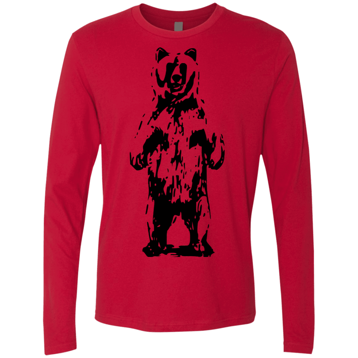 T-Shirts Red / S Bear Hug Men's Premium Long Sleeve