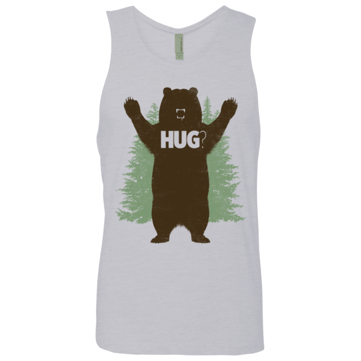 T-Shirts Heather Grey / Small Bear Hug Men's Premium Tank Top