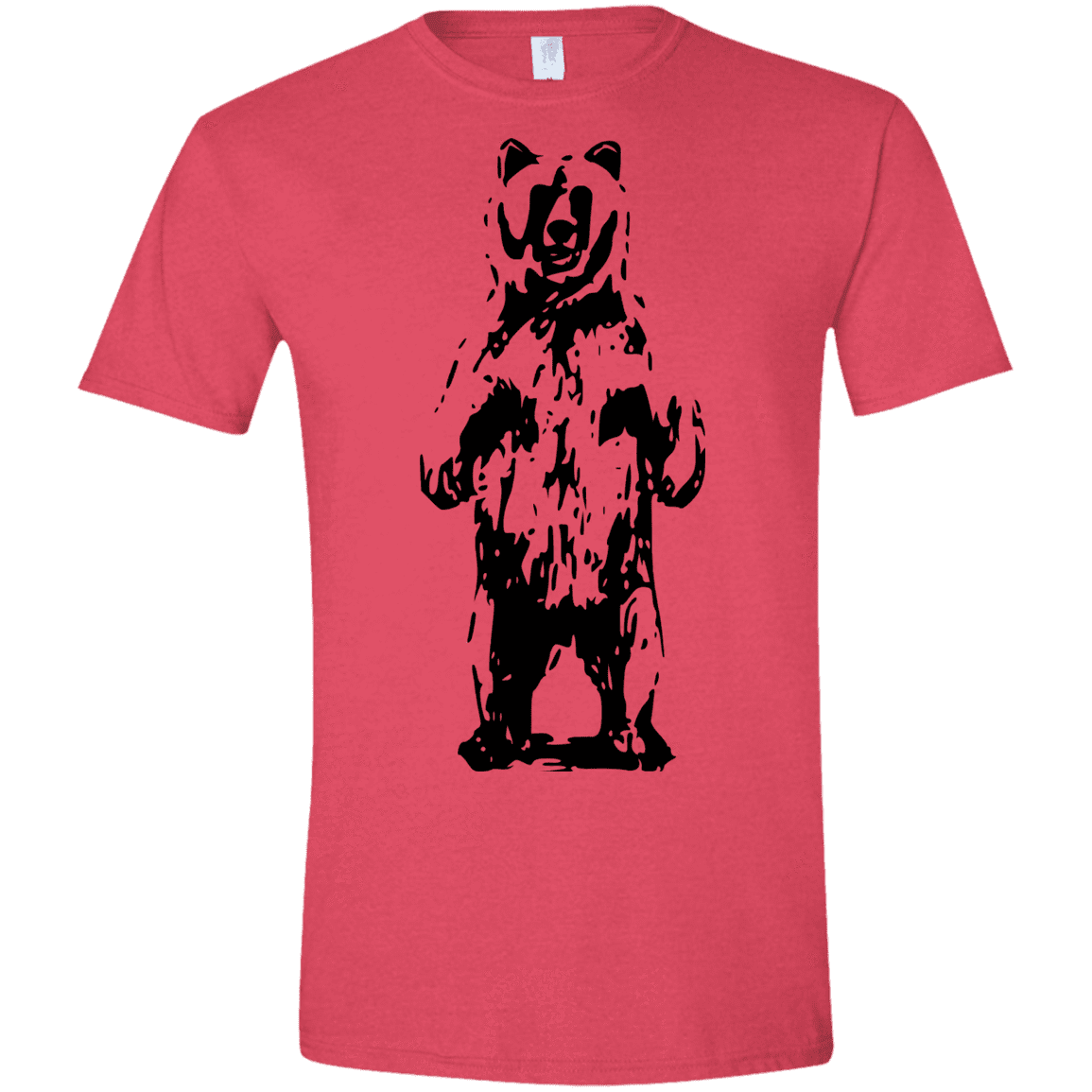 T-Shirts Heather Red / S Bear Hug Men's Semi-Fitted Softstyle