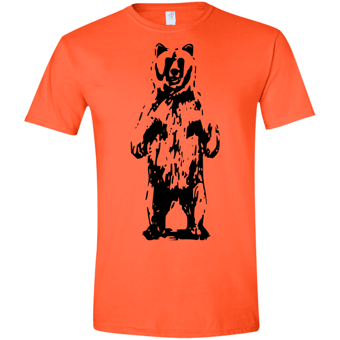T-Shirts Orange / S Bear Hug Men's Semi-Fitted Softstyle