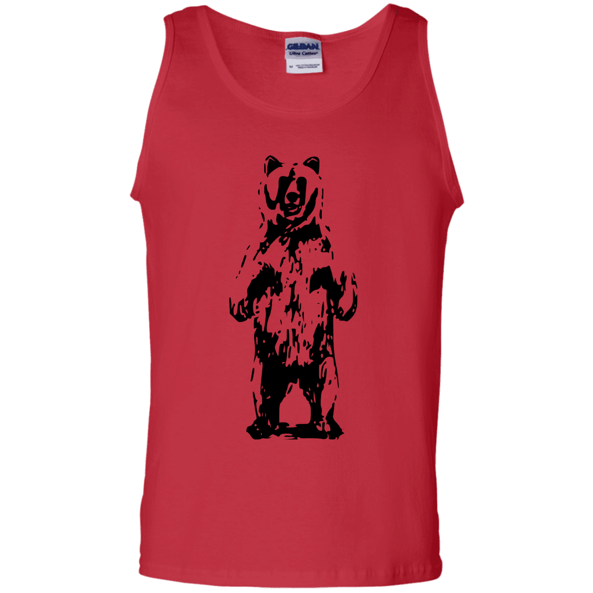 T-Shirts Red / S Bear Hug Men's Tank Top