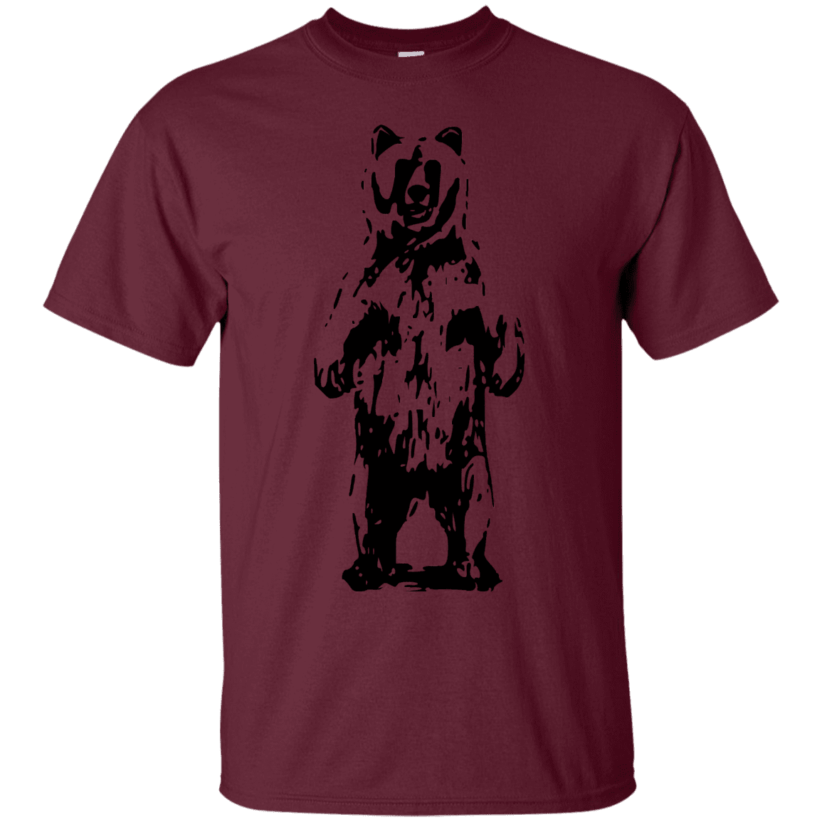T-Shirts Maroon / S Bear Hug T-Shirt
