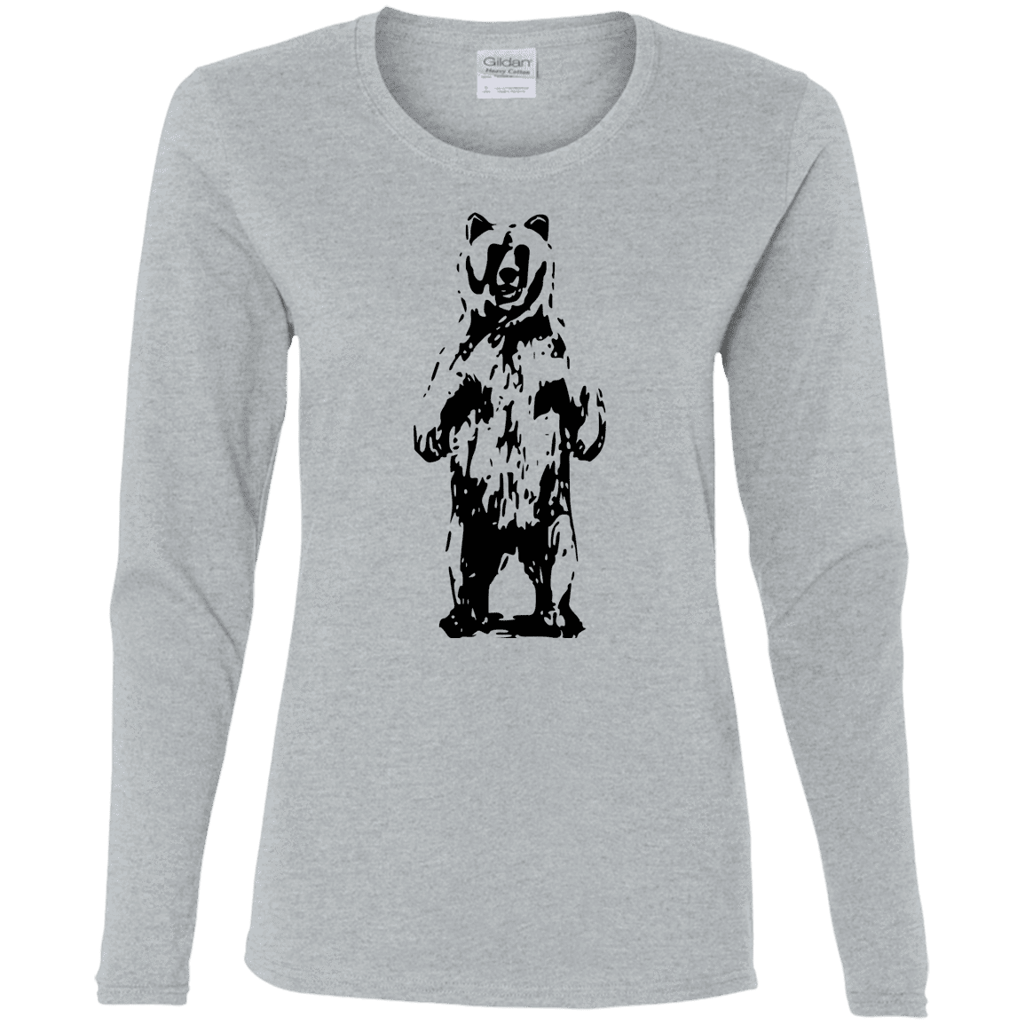 T-Shirts Sport Grey / S Bear Hug Women's Long Sleeve T-Shirt