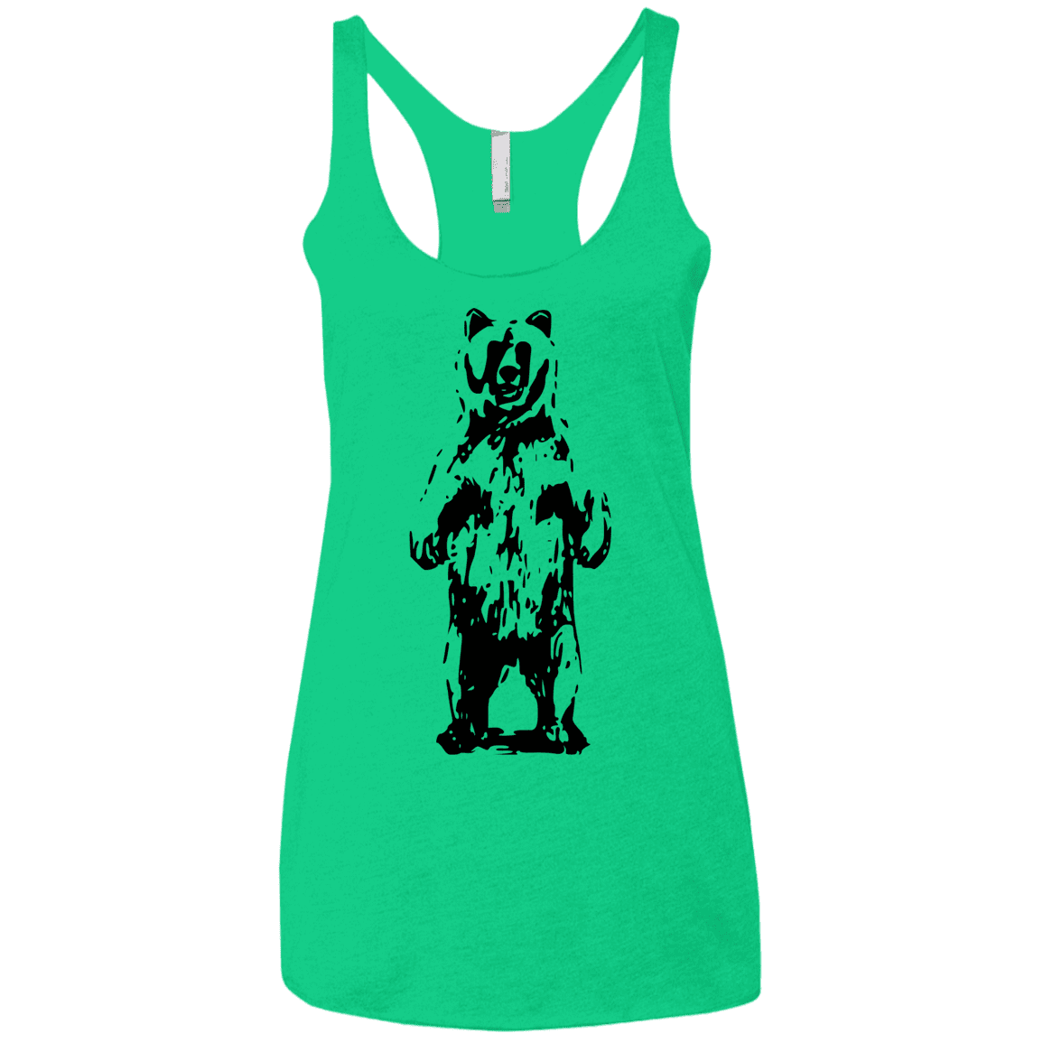 T-Shirts Envy / X-Small Bear Hug Women's Triblend Racerback Tank