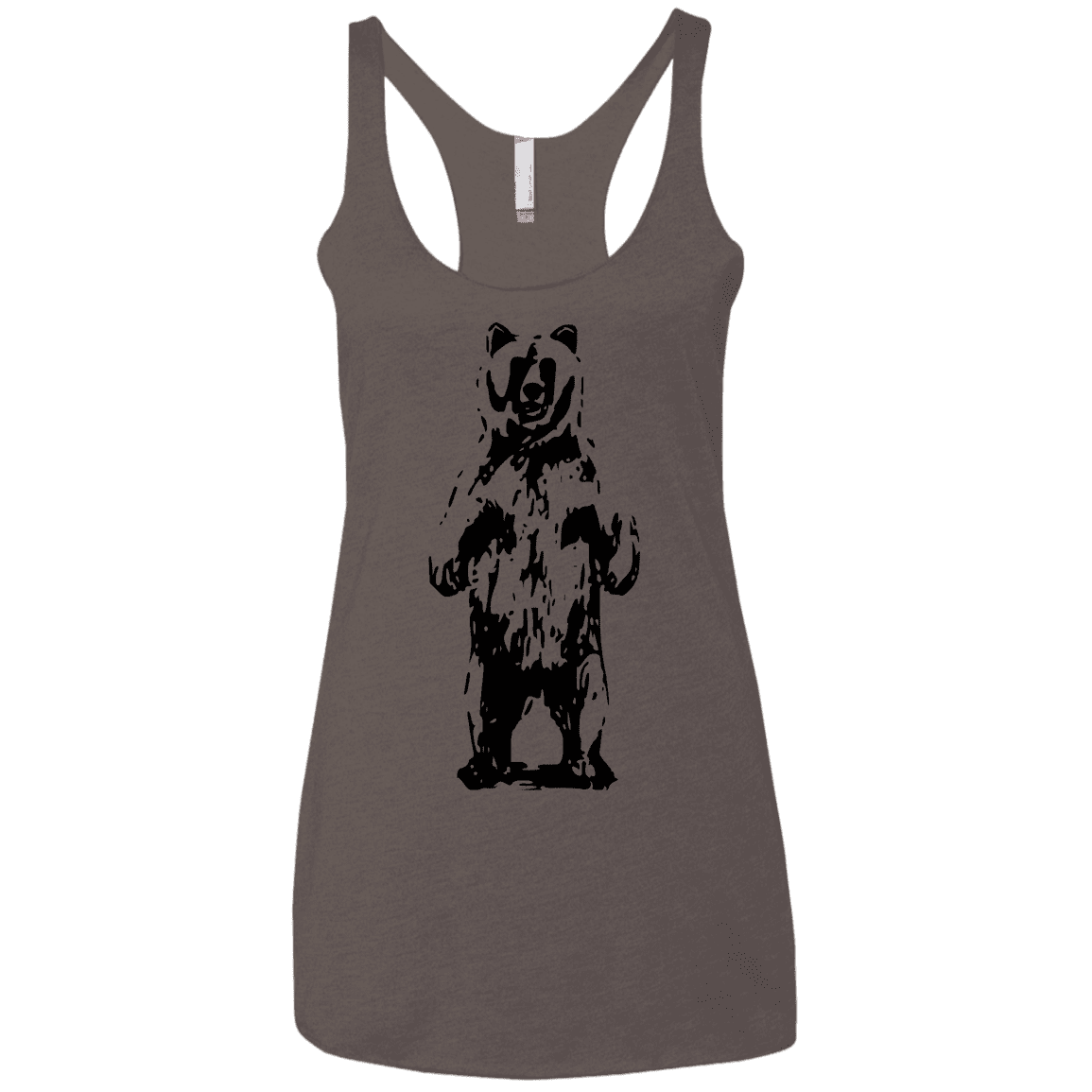 T-Shirts Macchiato / X-Small Bear Hug Women's Triblend Racerback Tank