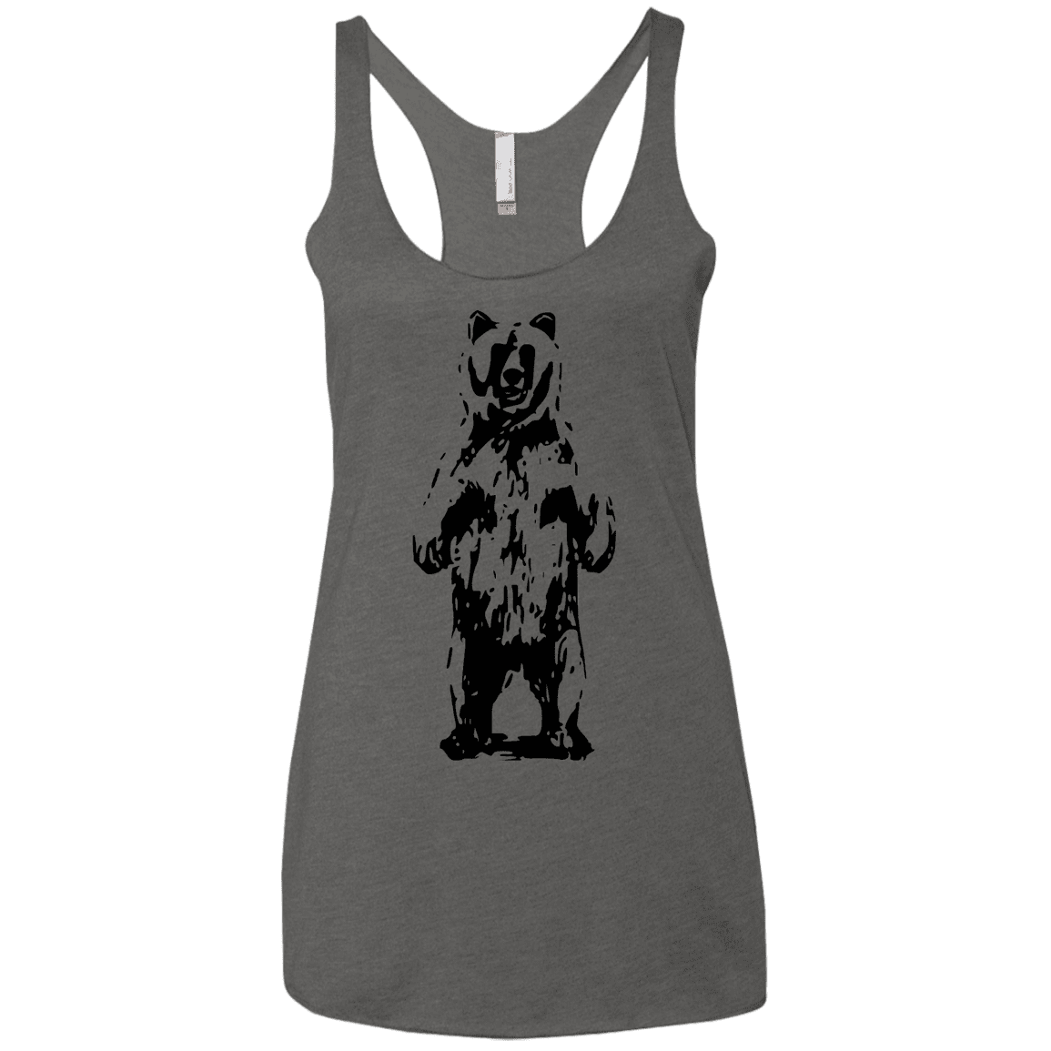 T-Shirts Premium Heather / X-Small Bear Hug Women's Triblend Racerback Tank