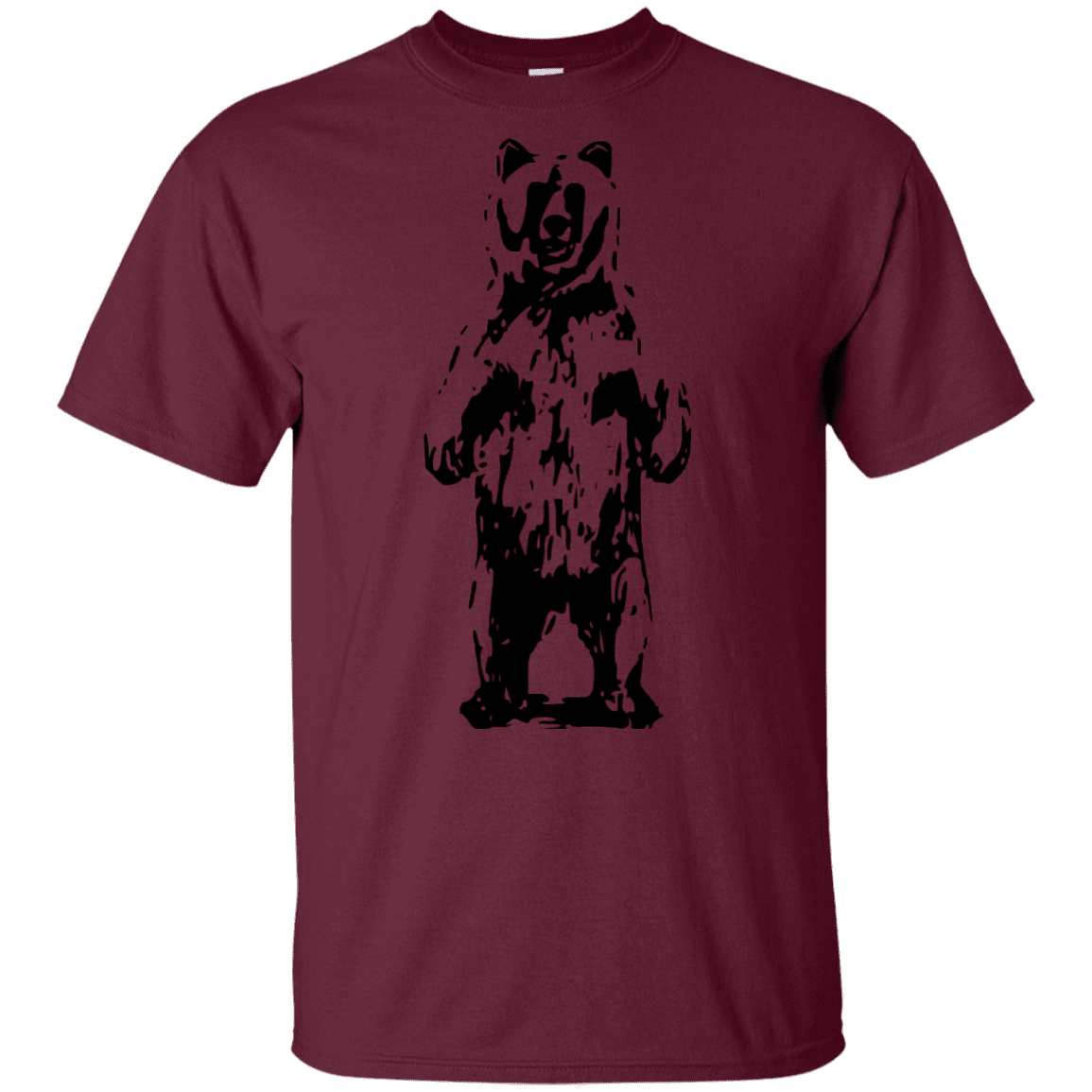 T-Shirts Maroon / YXS Bear Hug Youth T-Shirt