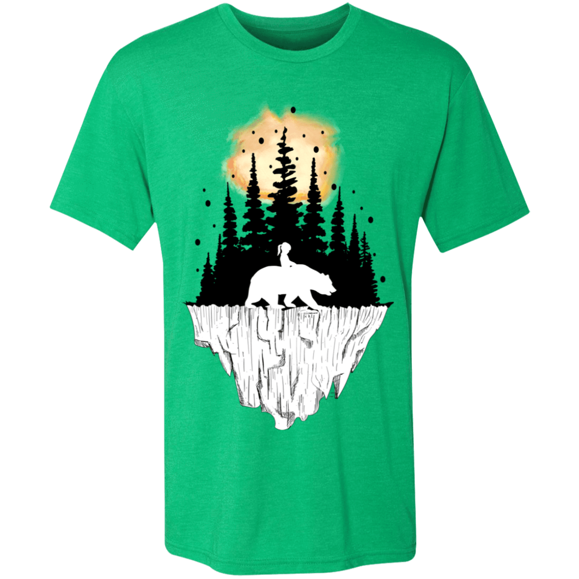 T-Shirts Envy / S Bear Iceberg Men's Triblend T-Shirt