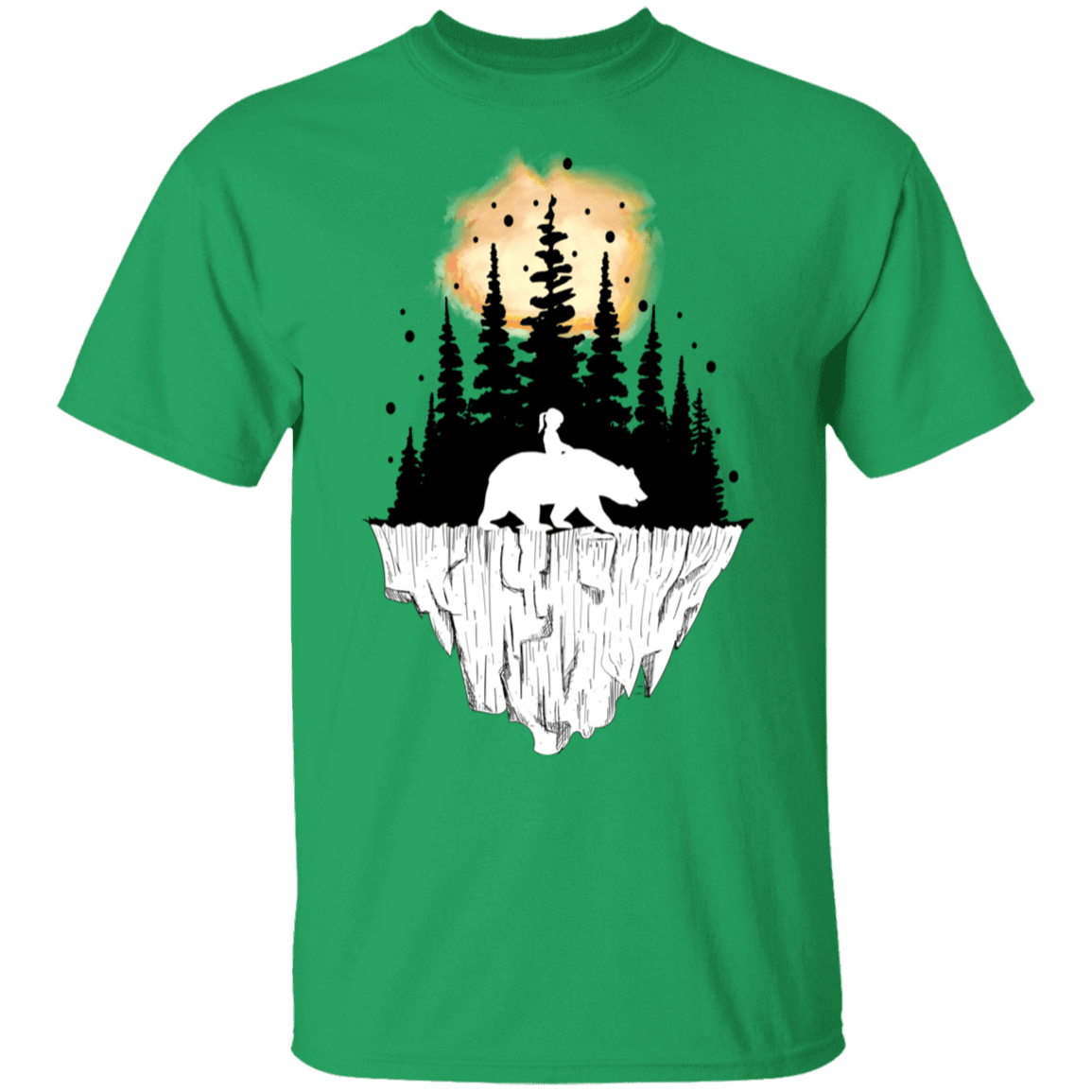 T-Shirts Irish Green / S Bear Iceberg T-Shirt