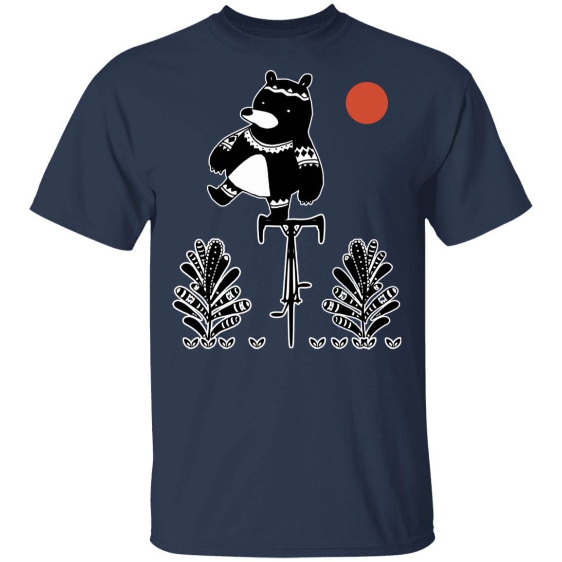 T-Shirts Navy / S Bear On A Bike T-Shirt