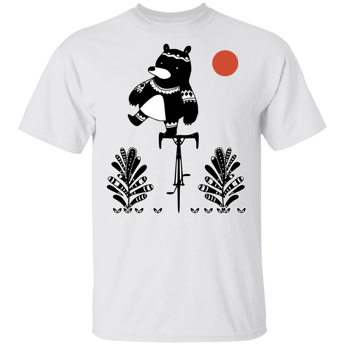 T-Shirts White / S Bear On A Bike T-Shirt