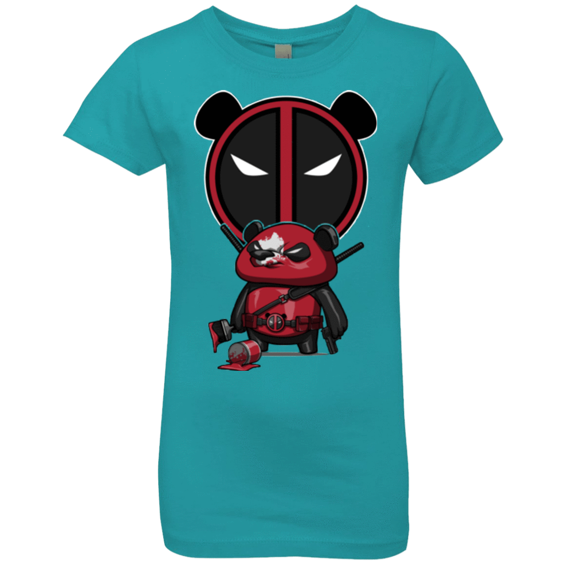 T-Shirts Tahiti Blue / YXS Bear Pool Girls Premium T-Shirt