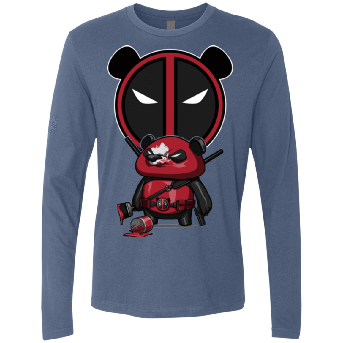 T-Shirts Indigo / Small Bear Pool Men's Premium Long Sleeve