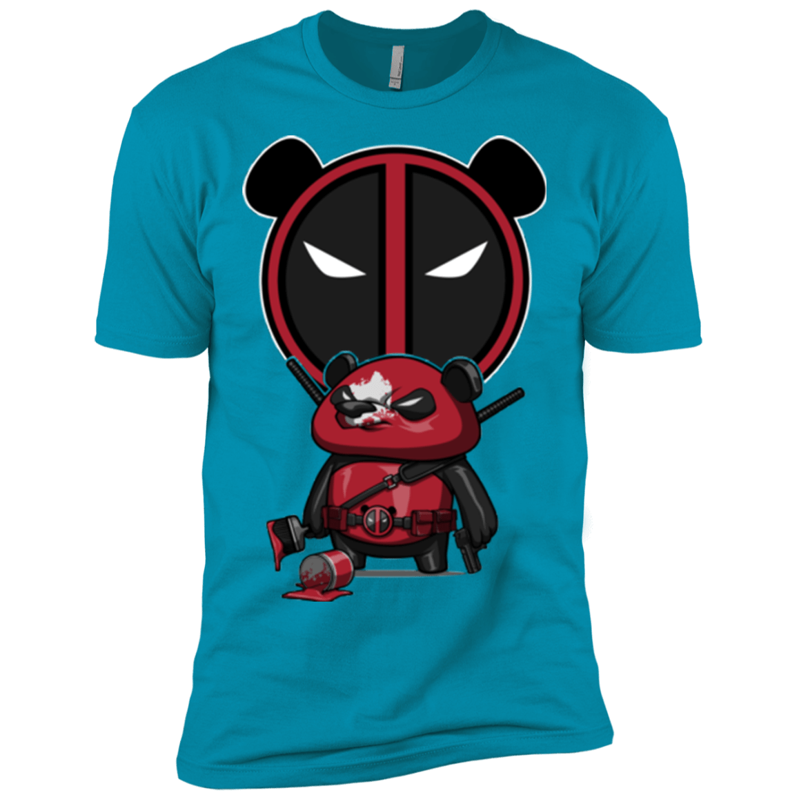 T-Shirts Turquoise / X-Small Bear Pool Men's Premium T-Shirt