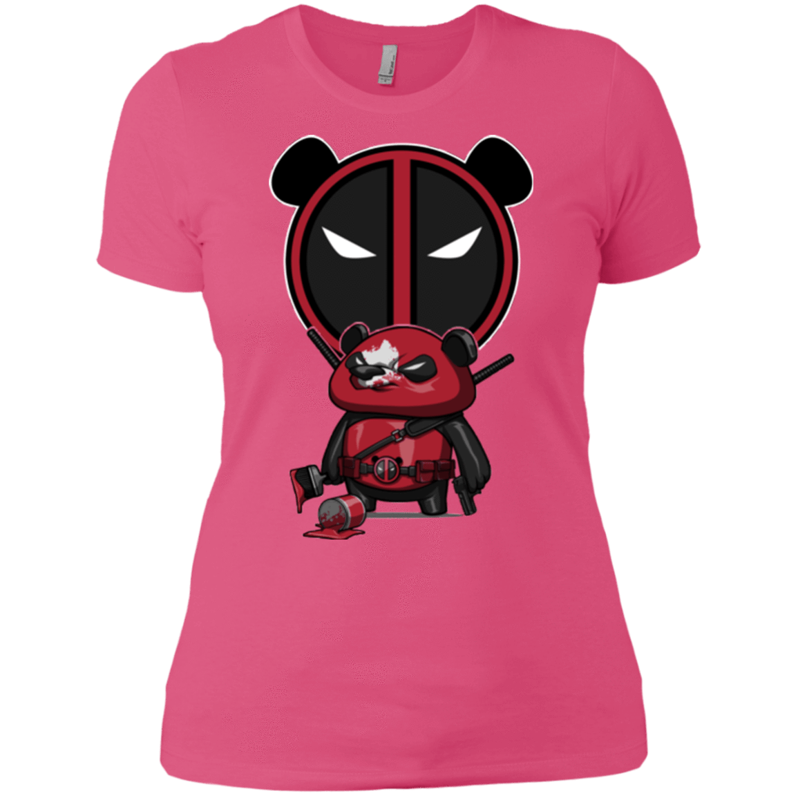 T-Shirts Hot Pink / X-Small Bear Pool Women's Premium T-Shirt