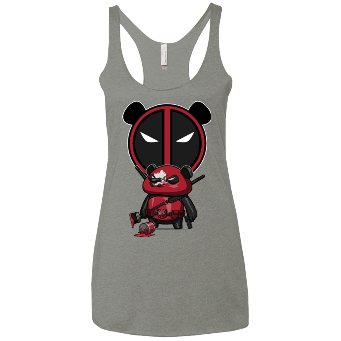 T-Shirts Venetian Grey / X-Small Bear Pool Women's Triblend Racerback Tank