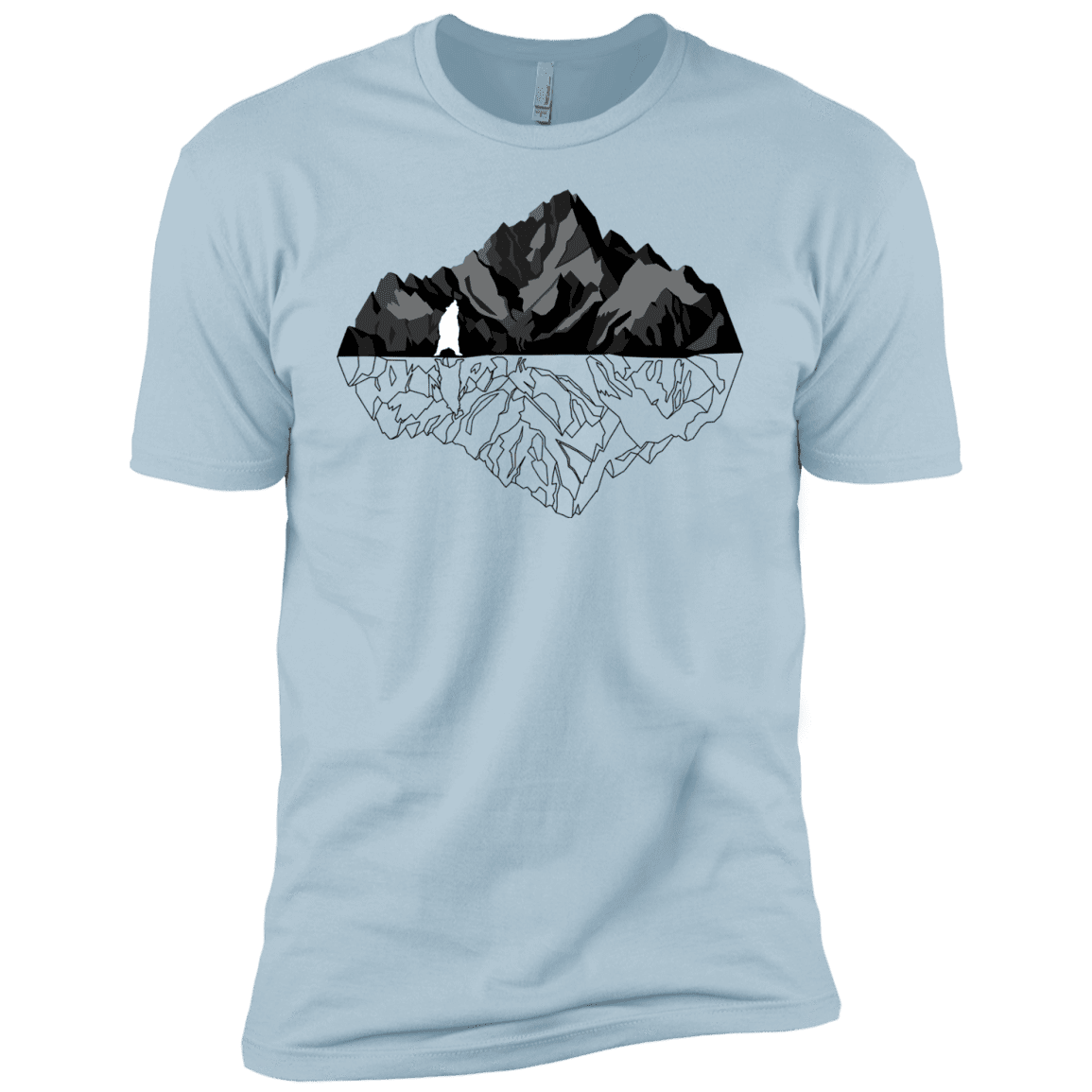 T-Shirts Light Blue / YXS Bear Reflection Boys Premium T-Shirt