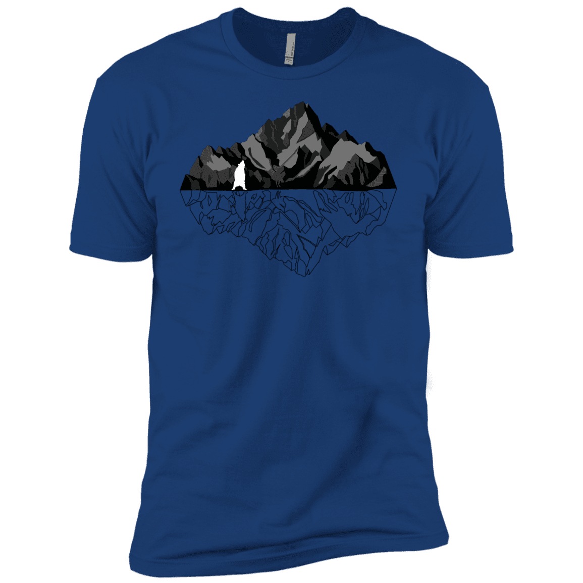 T-Shirts Royal / YXS Bear Reflection Boys Premium T-Shirt