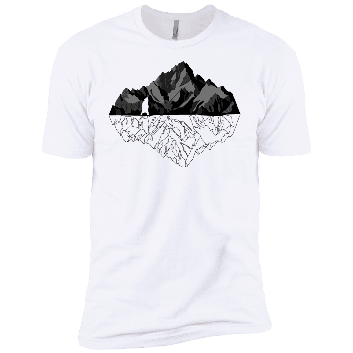 T-Shirts White / YXS Bear Reflection Boys Premium T-Shirt