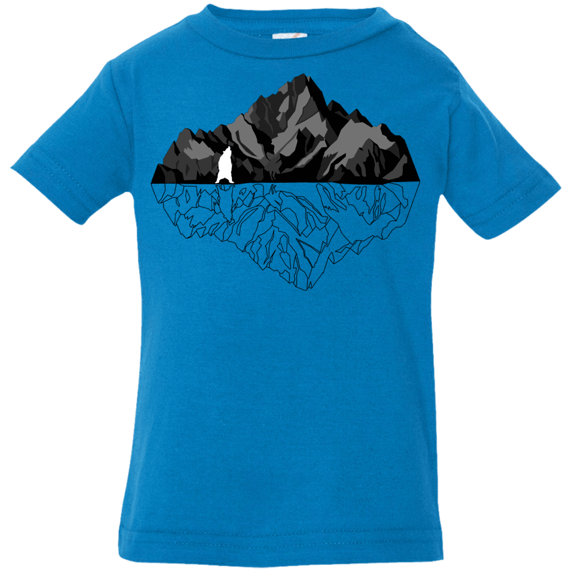 T-Shirts Cobalt / 6 Months Bear Reflection Infant Premium T-Shirt