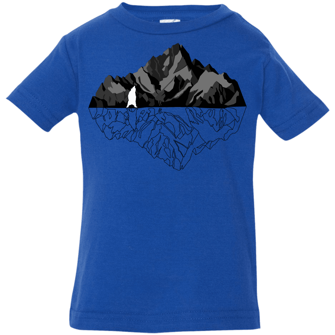 T-Shirts Royal / 6 Months Bear Reflection Infant Premium T-Shirt