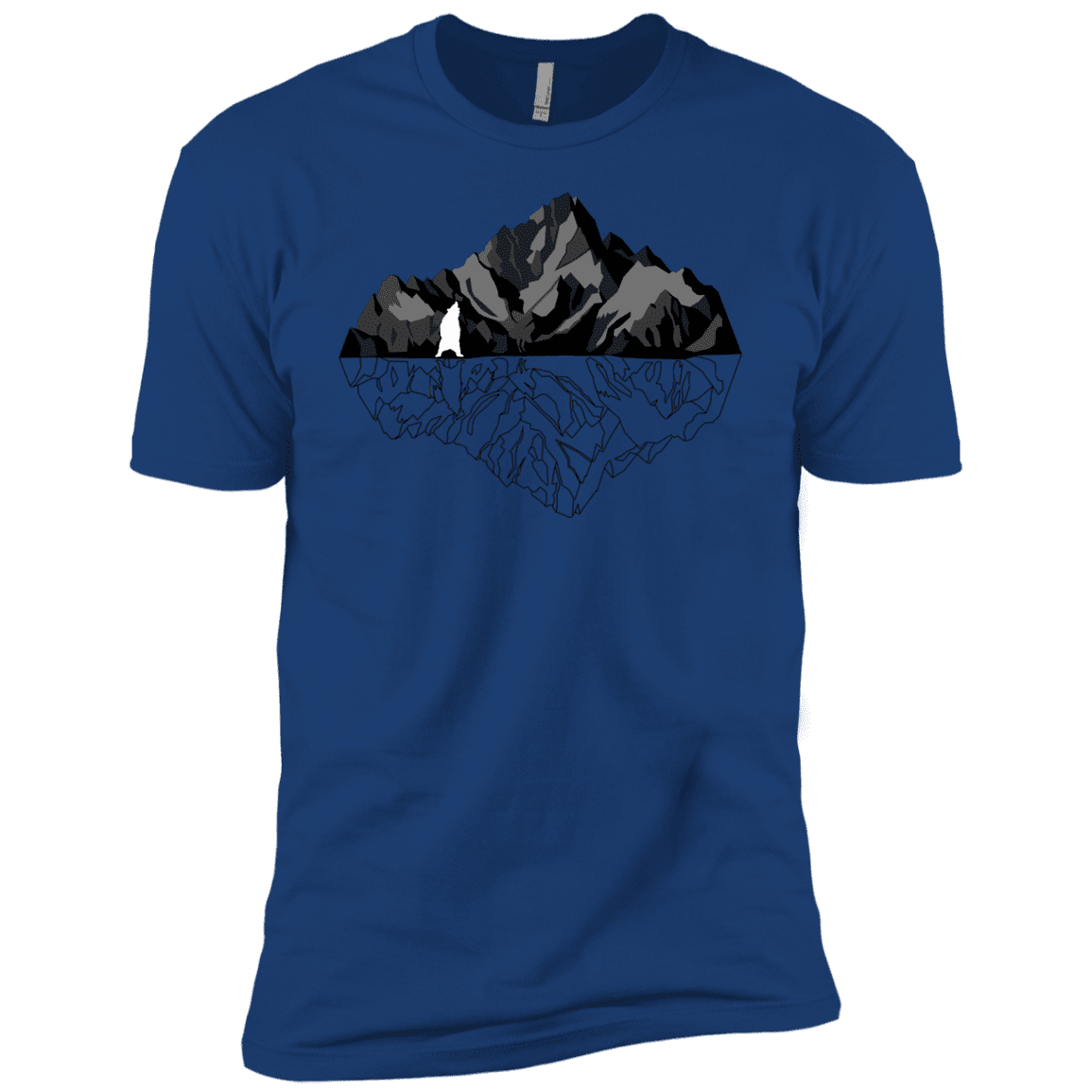 T-Shirts Royal / X-Small Bear Reflection Men's Premium T-Shirt
