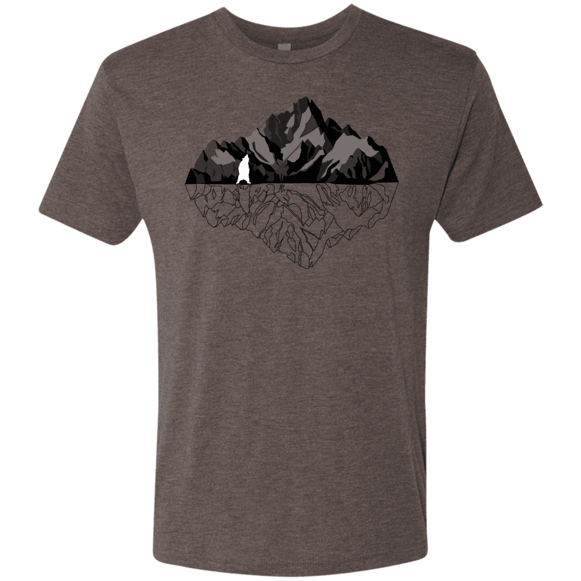 T-Shirts Macchiato / S Bear Reflection Men's Triblend T-Shirt