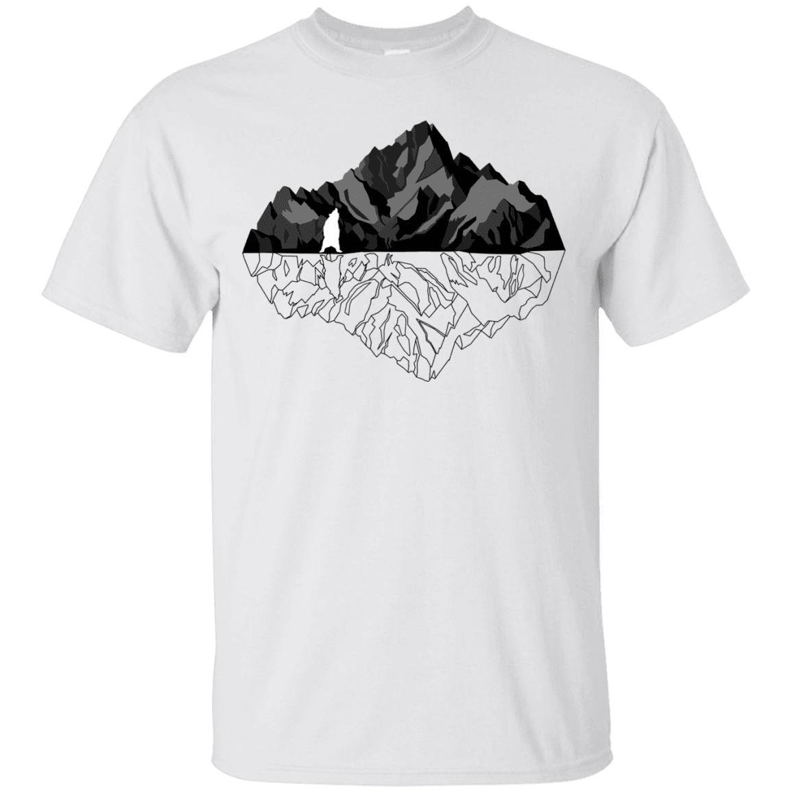 T-Shirts White / S Bear Reflection T-Shirt