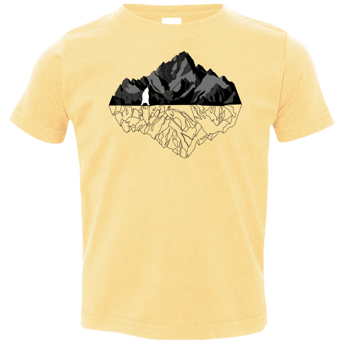 T-Shirts Butter / 2T Bear Reflection Toddler Premium T-Shirt