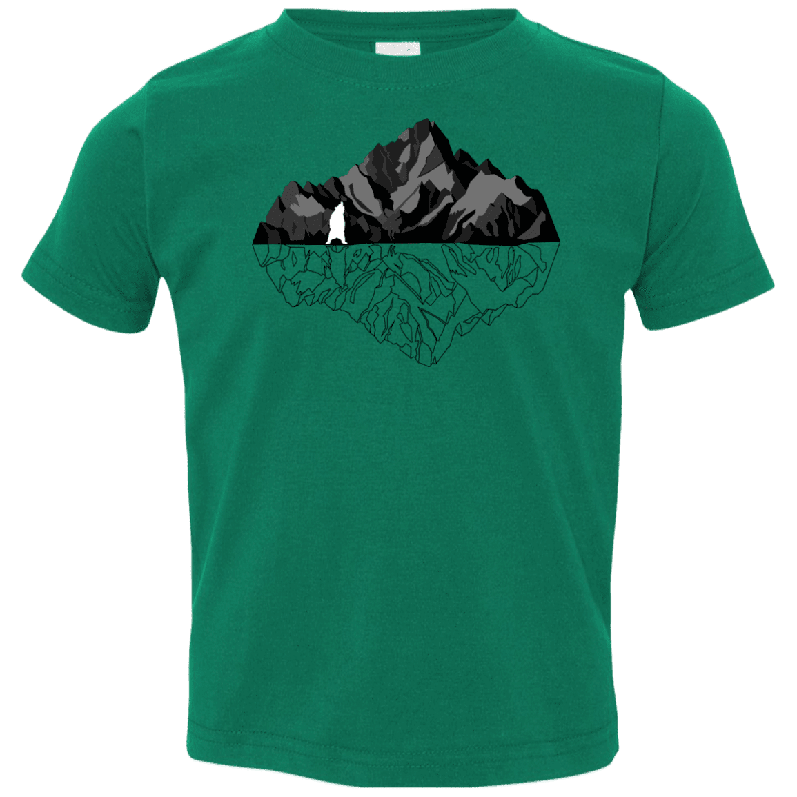 T-Shirts Kelly / 2T Bear Reflection Toddler Premium T-Shirt