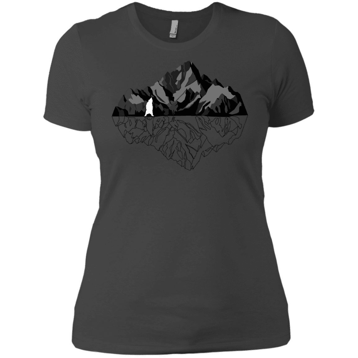 T-Shirts Heavy Metal / X-Small Bear Reflection Women's Premium T-Shirt