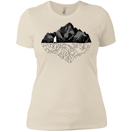 T-Shirts Ivory/ / X-Small Bear Reflection Women's Premium T-Shirt
