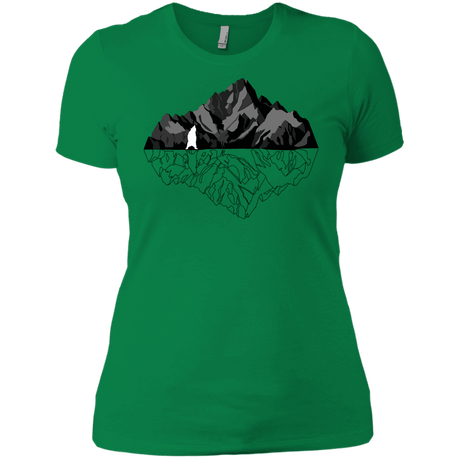 T-Shirts Kelly Green / X-Small Bear Reflection Women's Premium T-Shirt