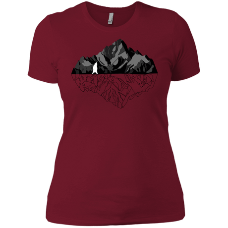T-Shirts Scarlet / X-Small Bear Reflection Women's Premium T-Shirt