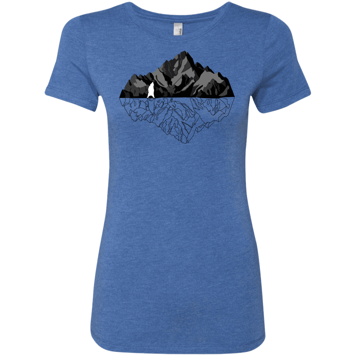T-Shirts Vintage Royal / S Bear Reflection Women's Triblend T-Shirt