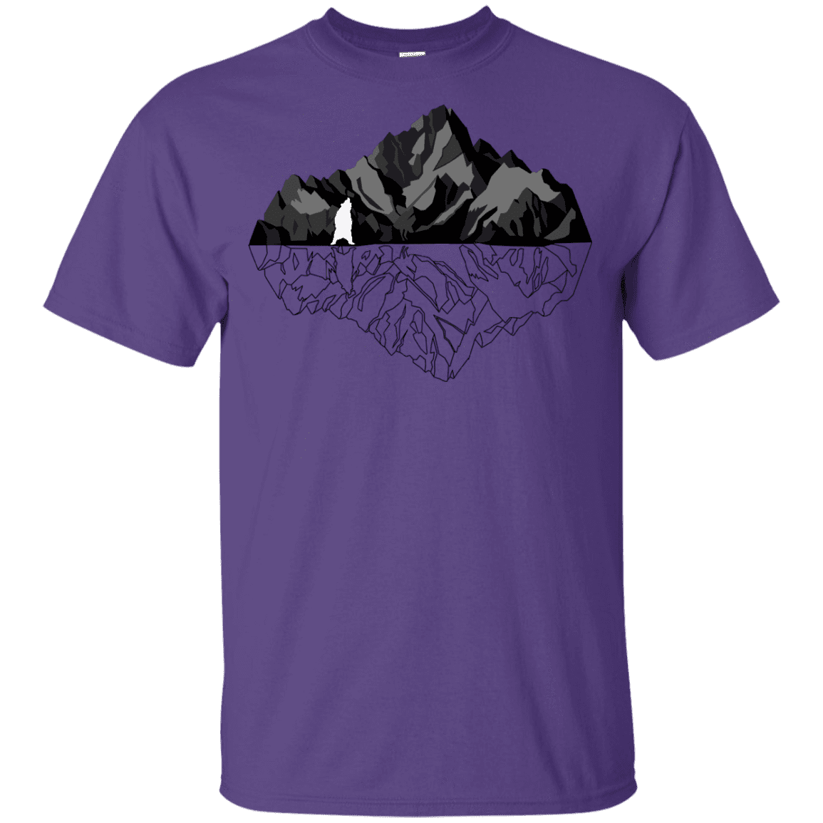 T-Shirts Purple / YXS Bear Reflection Youth T-Shirt