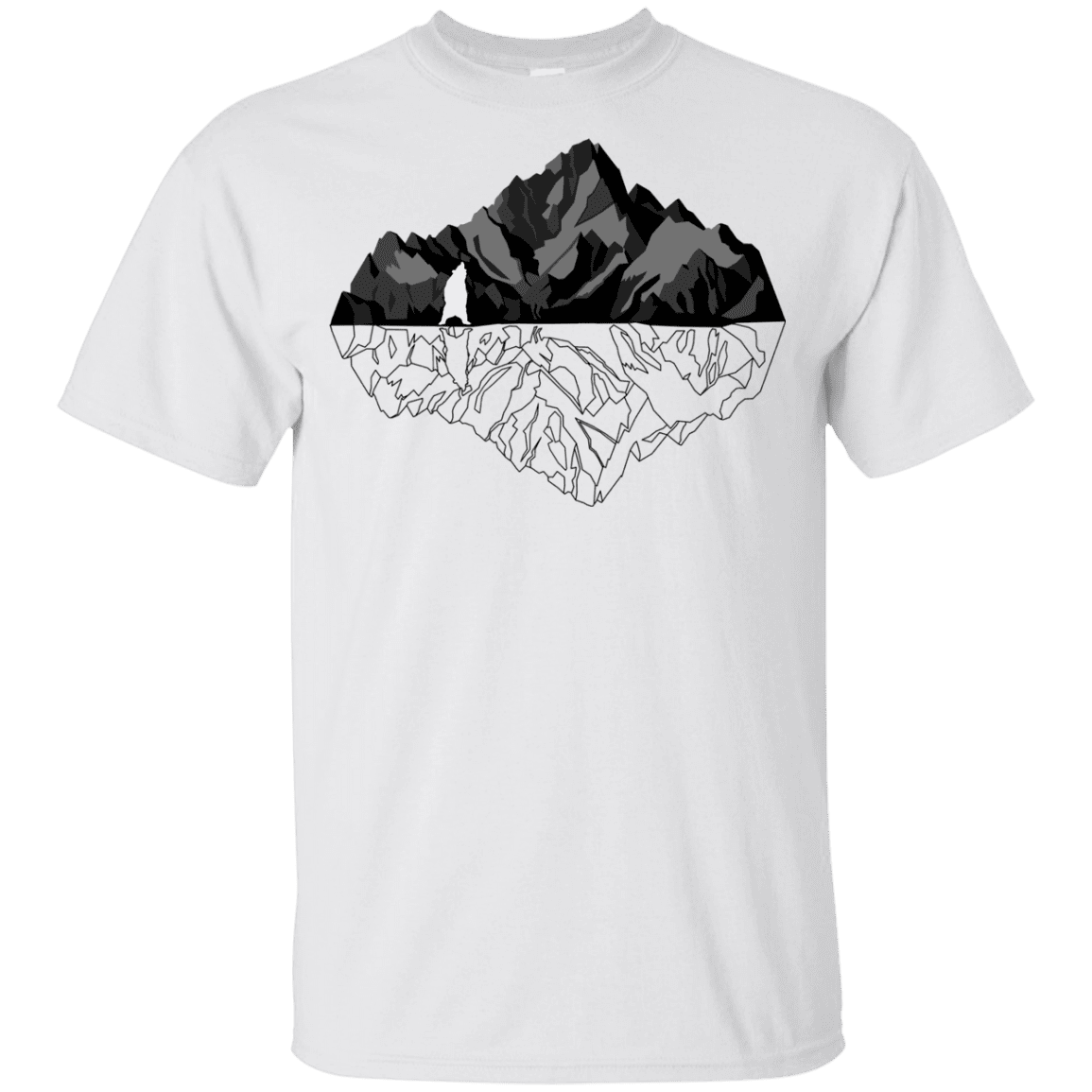 T-Shirts White / YXS Bear Reflection Youth T-Shirt