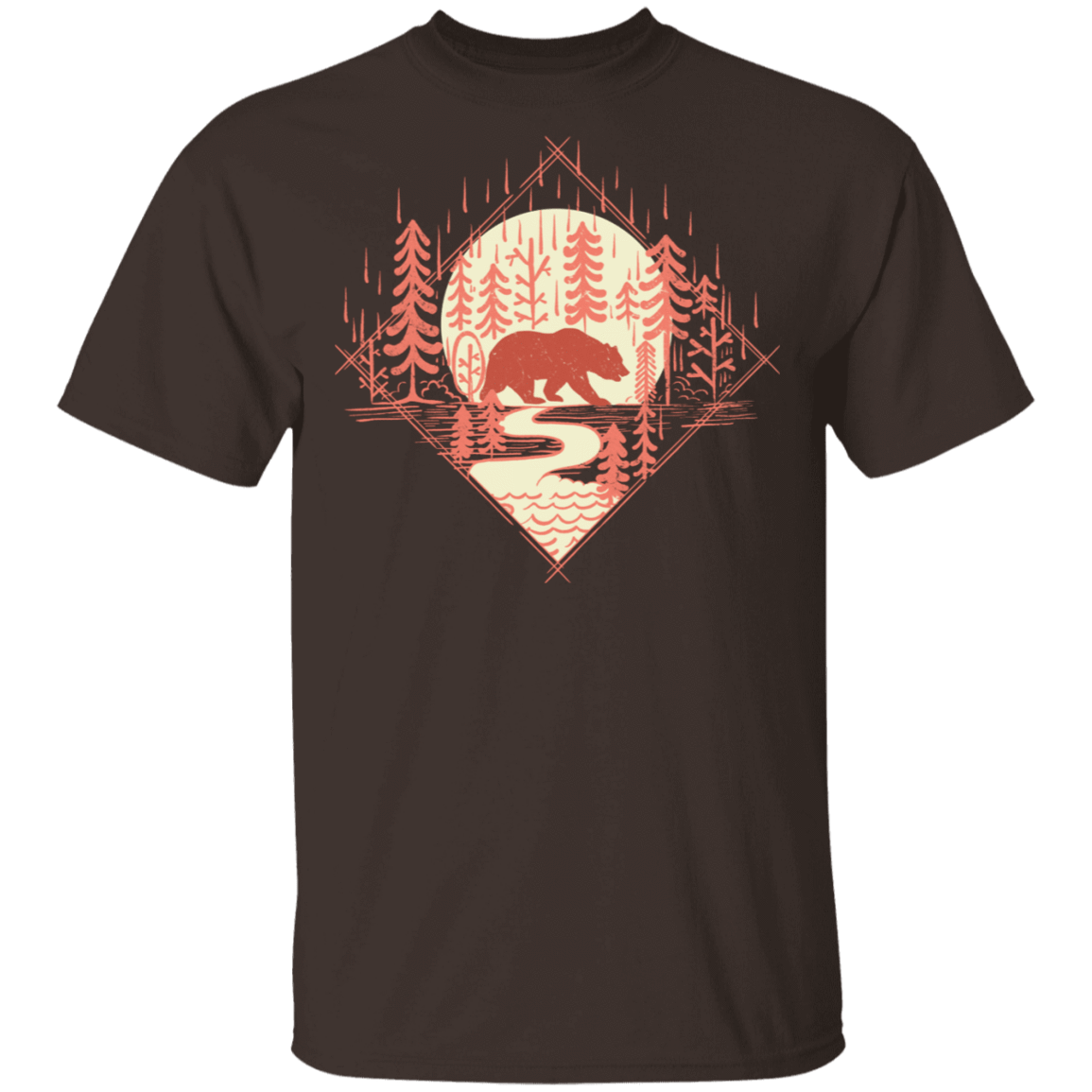 T-Shirts Dark Chocolate / S Bear River T-Shirt