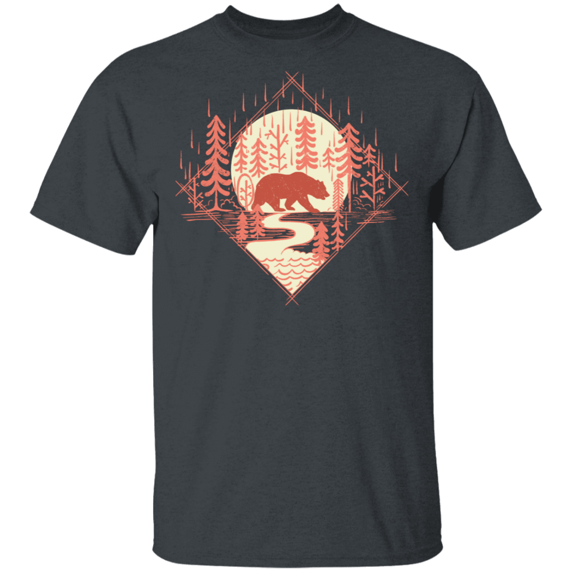 T-Shirts Dark Heather / S Bear River T-Shirt