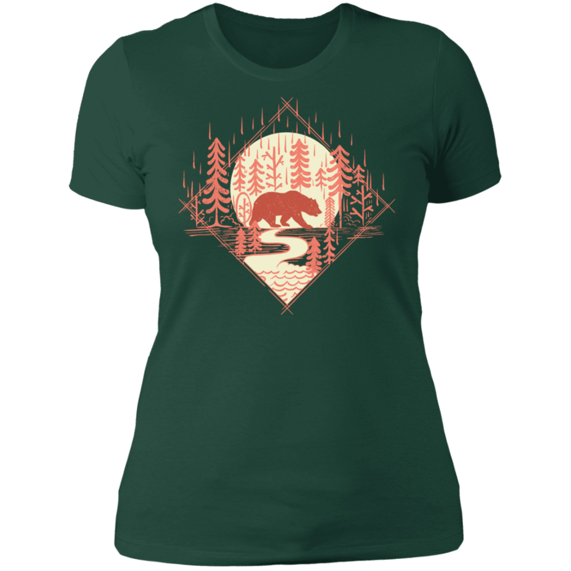 T-Shirts Forest Green / S Bear River Women's Premium T-Shirt