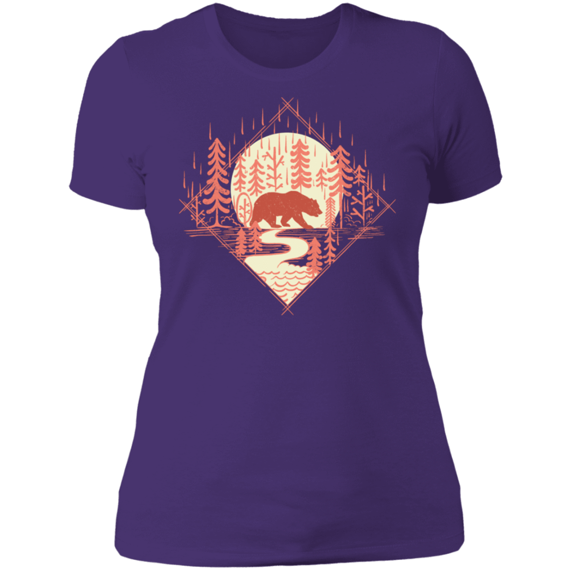 T-Shirts Purple Rush/ / S Bear River Women's Premium T-Shirt