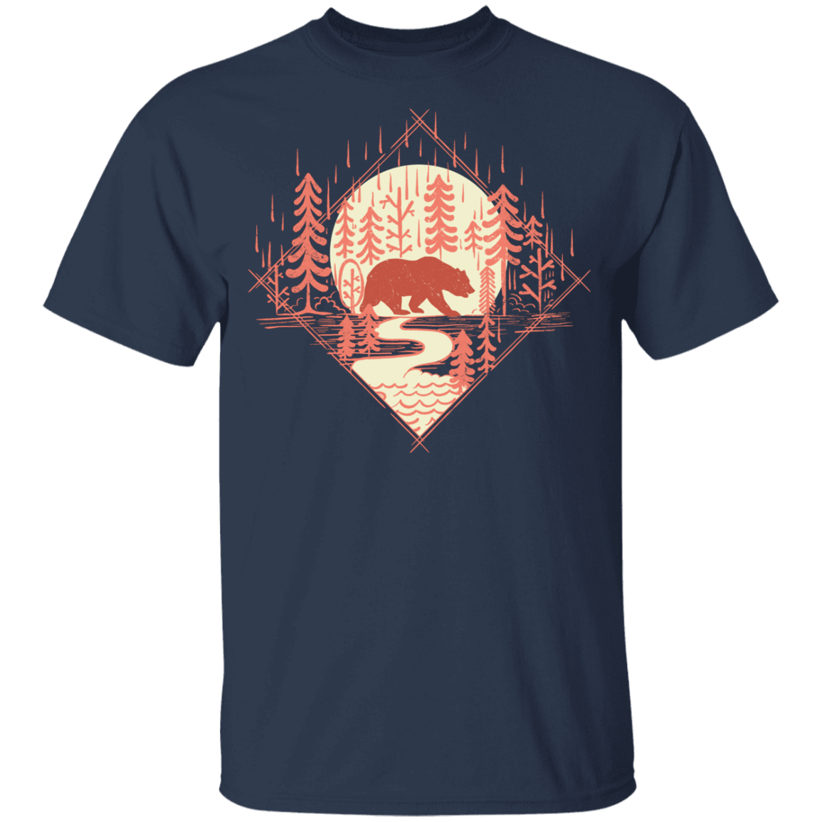 T-Shirts Navy / YXS Bear River Youth T-Shirt