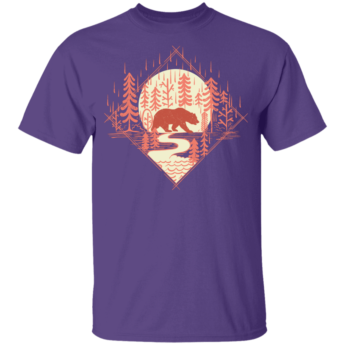 T-Shirts Purple / YXS Bear River Youth T-Shirt