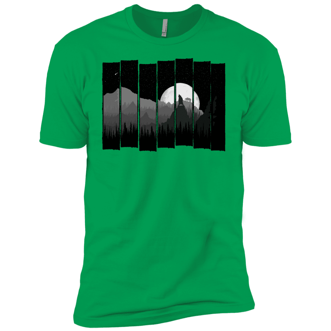 T-Shirts Kelly Green / YXS Bear Slats Boys Premium T-Shirt
