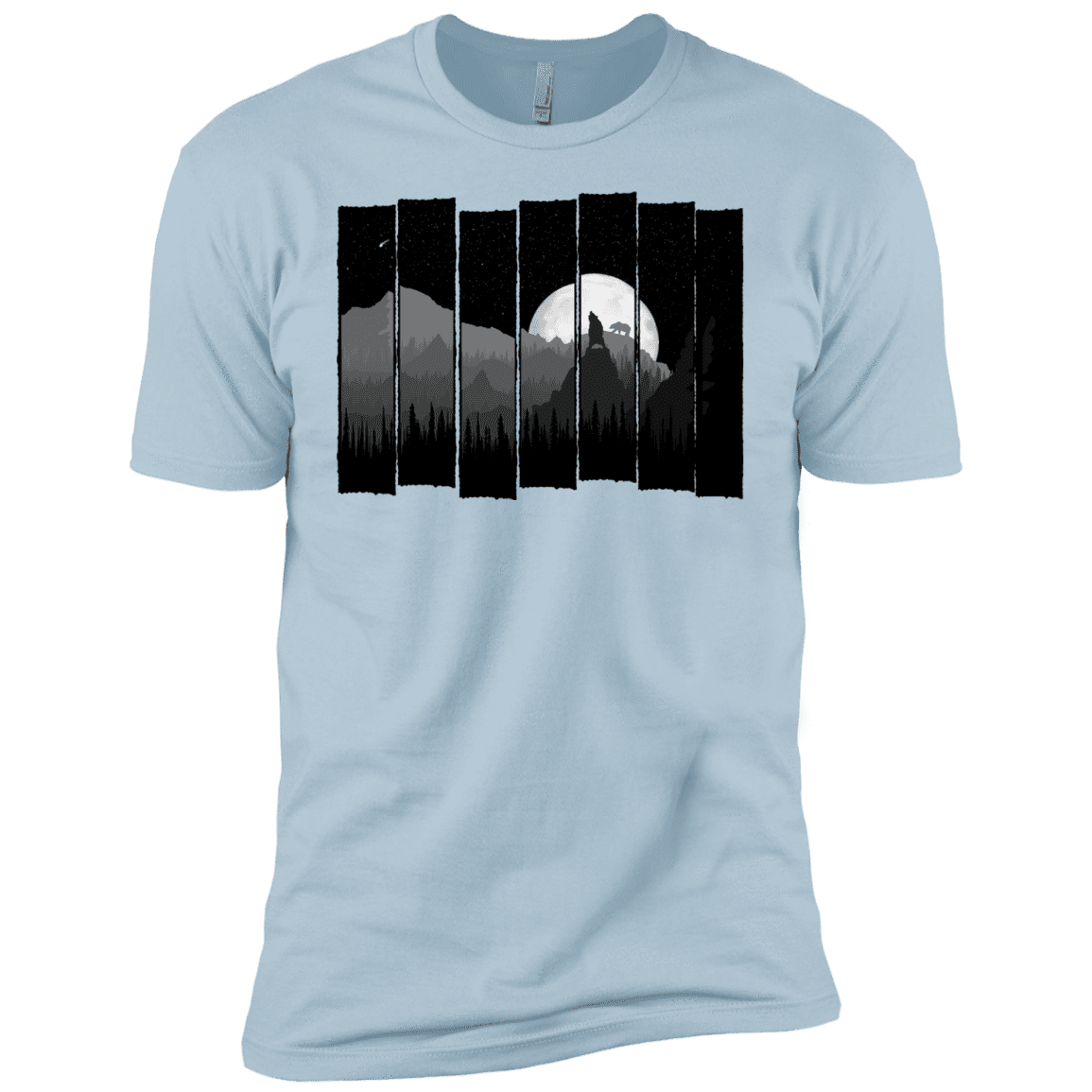 T-Shirts Light Blue / YXS Bear Slats Boys Premium T-Shirt