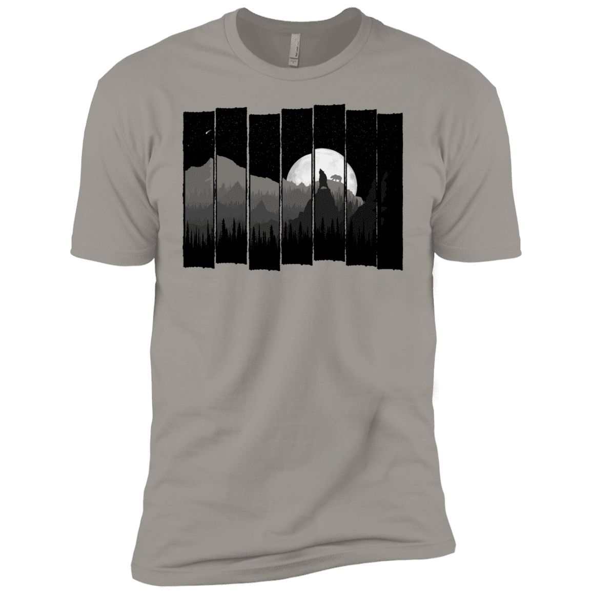 T-Shirts Light Grey / YXS Bear Slats Boys Premium T-Shirt